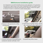 Ricevitore per trasmissione digitale DAB+ per auto con inoltro FM, DAB+ Receiver