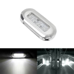 5 pezzi MK-056 Luce subacquea impermeabile in acciaio inossidabile da 3 pollici 12V per nave/yacht, 12V White Light, 12V Blue Light