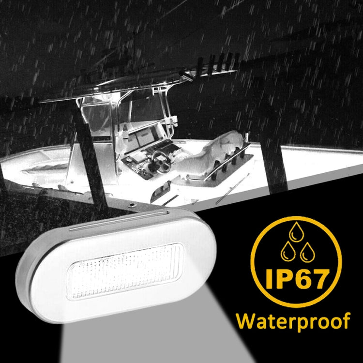 5 pezzi MK-056 Luce subacquea impermeabile in acciaio inossidabile da 3 pollici 12V per nave/yacht, 12V White Light, 12V Blue Light