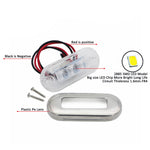 5 pezzi MK-056 Luce subacquea impermeabile in acciaio inossidabile da 3 pollici 12V per nave/yacht, 12V White Light, 12V Blue Light