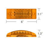 MK-142 DC12V-24V 21 LED Fanale posteriore per auto Luce lampeggiante per acqua corrente