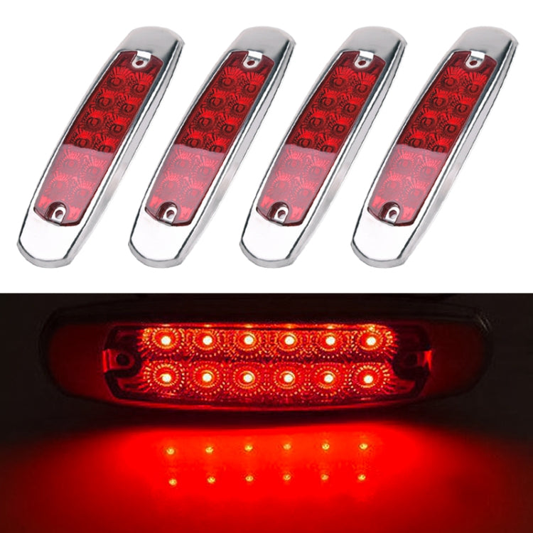 4 pezzi MK-338 DC12-24V camion 12 LED luce di spazio laterale
