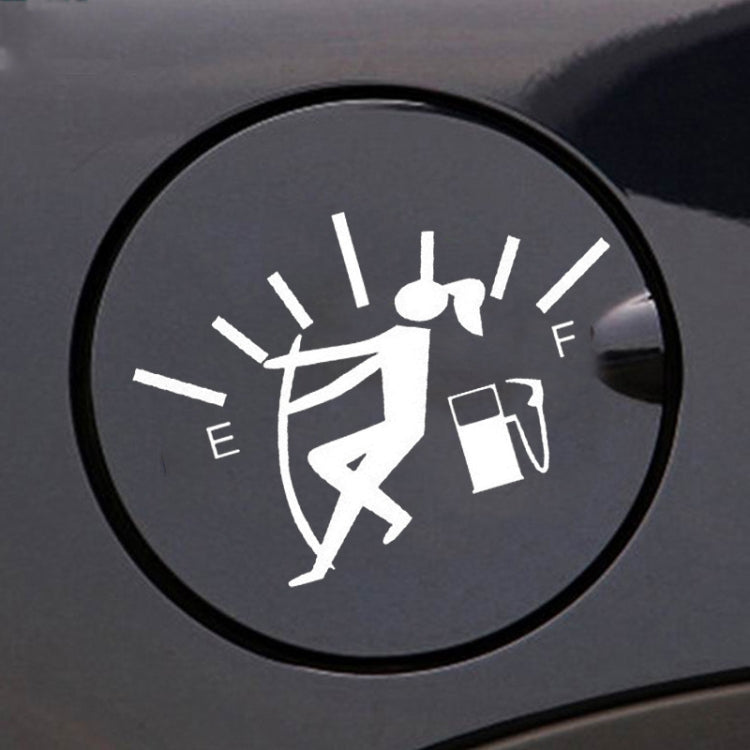 Puntatore femminile del serbatoio del carburante per l'adesivo per auto in vinile riflettente Hellaflush completo, Female (Black), Female (Colour), Female (White)