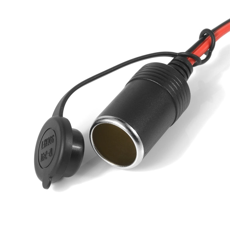 Presa femmina per cavo di prolunga per accendisigari per caricabatteria da auto 12V con cablaggio a sgancio rapido, Female Socket