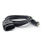 Cavo di alimentazione di emergenza ECU per auto OBD II Salva memoria con presa per accendisigari a clip a coccodrillo, OBD II
