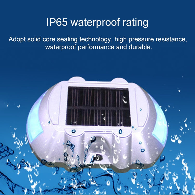 Luce solare per guida stradale a ferro di cavallo Luce di guida per auto Luce di decelerazione stradale, versione lampeggiante brillante, Flashing Bright Version