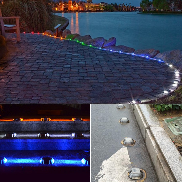 Luce solare per guida stradale a ferro di cavallo Luce di guida per auto Luce di decelerazione stradale, versione lampeggiante brillante, Flashing Bright Version