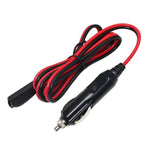 Cavo di alimentazione per auto SAE da 12 V, presa accendisigari, cavo di collegamento per ricarica batteria solare, lunghezza: 1,5 m, 1.5m