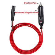 Cavo di alimentazione per auto SAE da 12 V, presa accendisigari, cavo di collegamento per ricarica batteria solare, lunghezza: 1,5 m, 1.5m