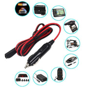 Cavo di alimentazione per auto SAE da 12 V, presa accendisigari, cavo di collegamento per ricarica batteria solare, lunghezza: 1,5 m, 1.5m