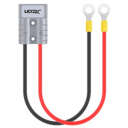Spina per caricabatteria da 50 A 600 V Spina a disconnessione rapida per batteria Spina per verricello per rimorchio con cavo da 1FT (connettore O), (Turn O Connector)