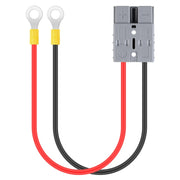Spina per caricabatteria da 50 A 600 V Spina a disconnessione rapida per batteria Spina per verricello per rimorchio con cavo da 1FT (connettore O), (Turn O Connector)