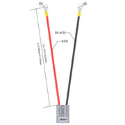 Spina per caricabatteria da 50 A 600 V Spina a disconnessione rapida per batteria Spina per verricello per rimorchio con cavo da 1FT (connettore O), (Turn O Connector)