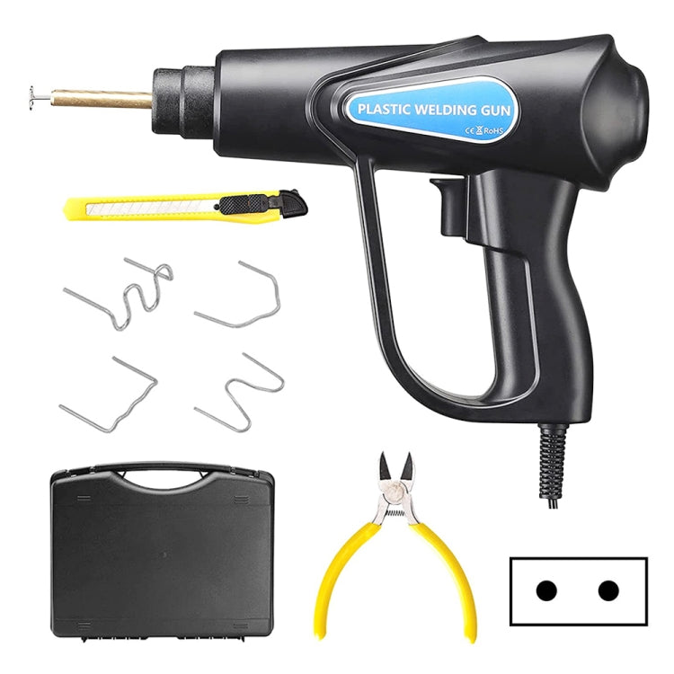 Pinza per kit di riparazione paraurti auto per saldatrice di plastica con cucitrice a caldo da 70 W, spina europea, EU Plug