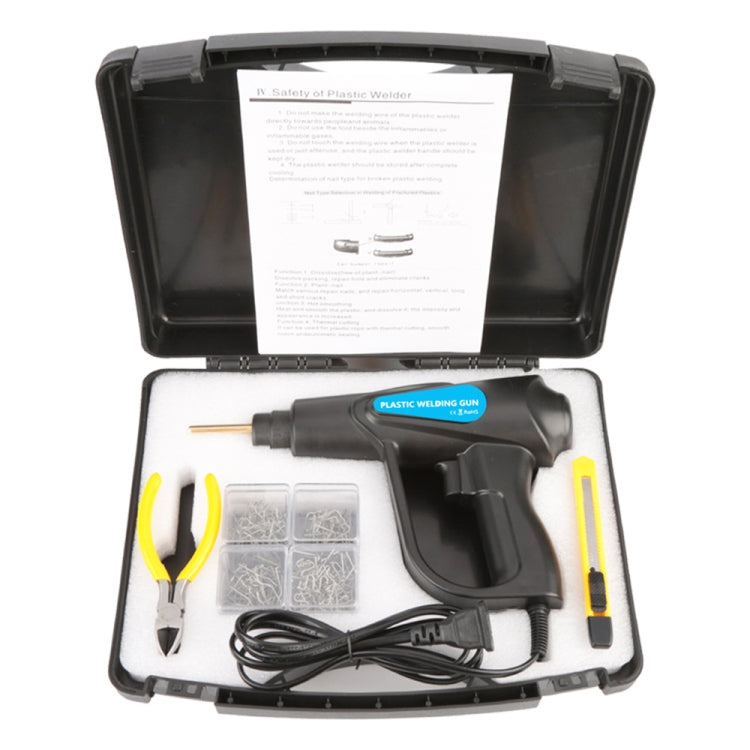 Pinza per kit di riparazione paraurti auto per saldatrice di plastica con cucitrice a caldo da 70 W, spina UK, UK Plug