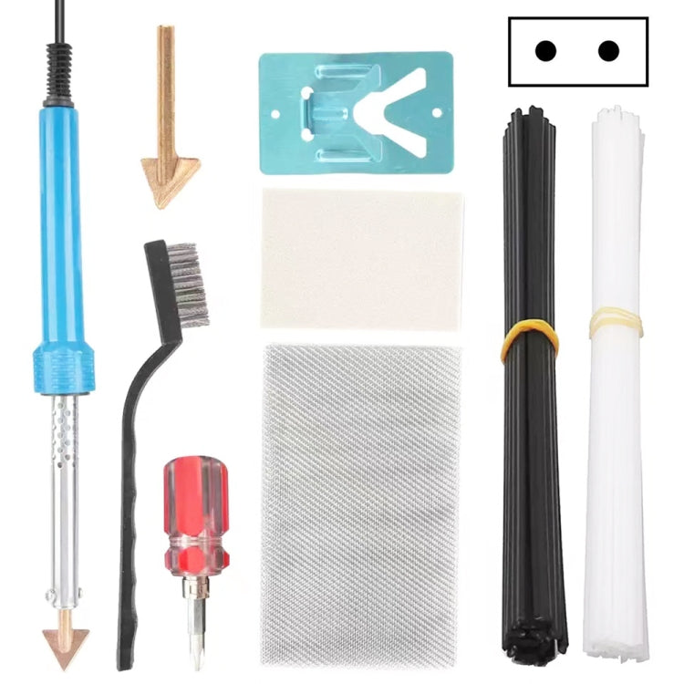 Set di pinze per riparazione paraurti auto saldatrice elettrica per saldatore elettrico da 80 W, spina europea, Bumper Repair Plier Set, EU Plug
