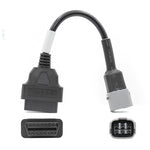 Cavo connettore OBD 16PIN femmina a 6PIN per moto per Suzuki, For Suzuki