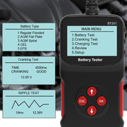 BT201 Rilevatore di guasti diagnostici per batterie multifunzionali universali per auto da 12 V, BT201