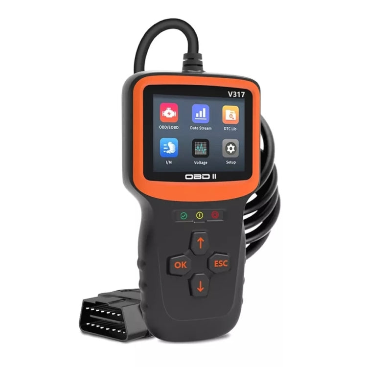 V317 Rilevatore di guasti per auto OBD2 ELM327 Lettore di codici scanner, V317
