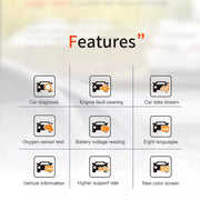 V317 Rilevatore di guasti per auto OBD2 ELM327 Lettore di codici scanner, V317