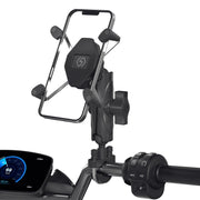 ZH-1558A1 Supporto per telefono in lega di alluminio a forma di X per manubrio moto, ZH-1558A1