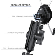 ZH-1558A1 Supporto per telefono in lega di alluminio a forma di X per manubrio moto, ZH-1558A1