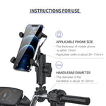 ZH-1558A1 Supporto per telefono in lega di alluminio a forma di X per manubrio moto, ZH-1558A1
