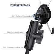 ZH-1558B1 Supporto per telefono in lega di alluminio a forma di X per specchietto retrovisore moto, ZH-1558B1