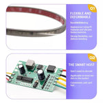 S20-200CM 200cm DC12V-24V Car Rear LED RGB Luci di marcia diurna Striscia Lampada colorata, S20-200CM