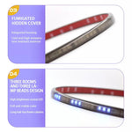 S20-200CM 200cm DC12V-24V Car Rear LED RGB Luci di marcia diurna Striscia Lampada colorata, S20-200CM