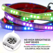 S20-200CM 200cm DC12V-24V Car Rear LED RGB Luci di marcia diurna Striscia Lampada colorata, S20-200CM
