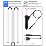 Luce per atmosfera LED RGB colorata per accendisigari Y12, Y12 Cigarette Lighter
