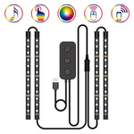 Luce d'atmosfera LED colorata RGB per auto Y12 USB, Y12 USB