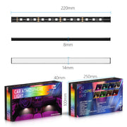 Luce d'atmosfera LED colorata RGB per auto Y12 USB, Y12 USB