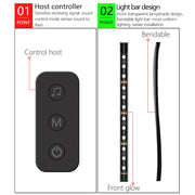 Luce d'atmosfera LED colorata RGB per auto Y12 USB, Y12 USB