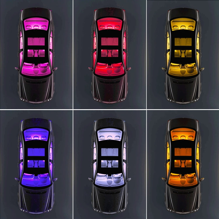 Luce d'atmosfera LED colorata RGB per auto Y12 USB, Y12 USB