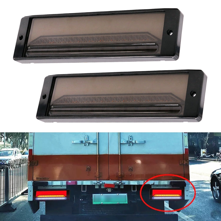 2 pezzi per rimorchio per camion pesanti, guida luminosa 147 LED, luce freno a tre colori