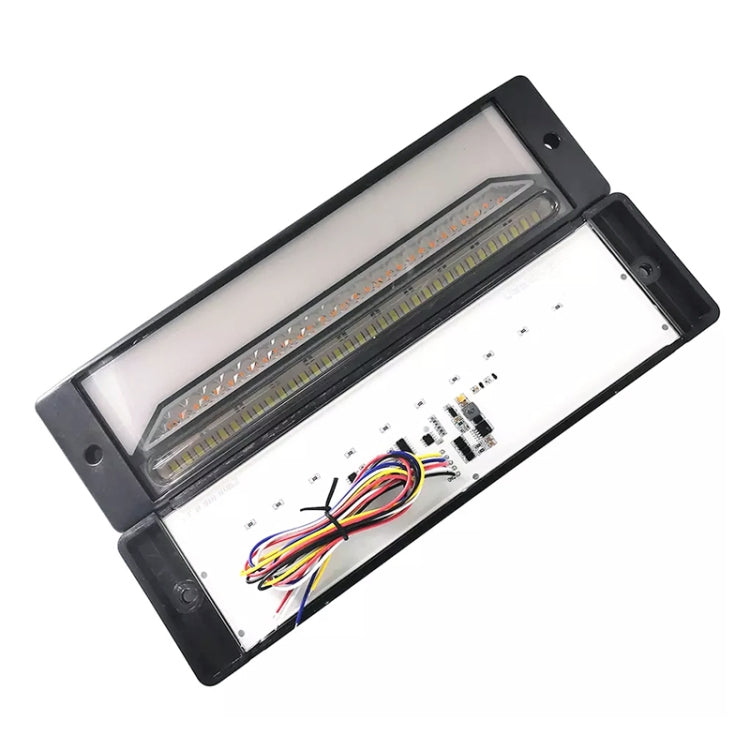 2 pezzi per rimorchio per camion pesanti, guida luminosa 147 LED, luce freno a tre colori