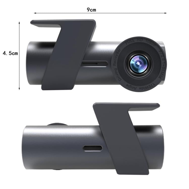 Registratore di guida per auto con rotazione a 360 gradi nascosta con telecamera singola WiFi per auto, WiFi Single Camera