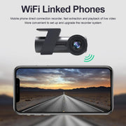 Registratore di guida per auto con rotazione a 360 gradi nascosta con telecamera singola WiFi per auto, WiFi Single Camera