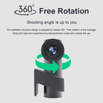 Registratore di guida per auto con rotazione a 360 gradi nascosta con doppia fotocamera WiFi per auto, WiFi Dual Camera