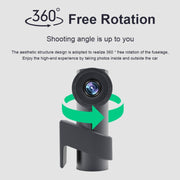 Registratore di guida per auto con rotazione a 360 gradi nascosta con doppia fotocamera WiFi per auto, WiFi Dual Camera