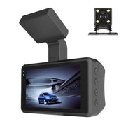 Registratore di guida per dash cam per auto con visione notturna a infrarossi HD con doppia fotocamera anteriore e posteriore, Front and Rear