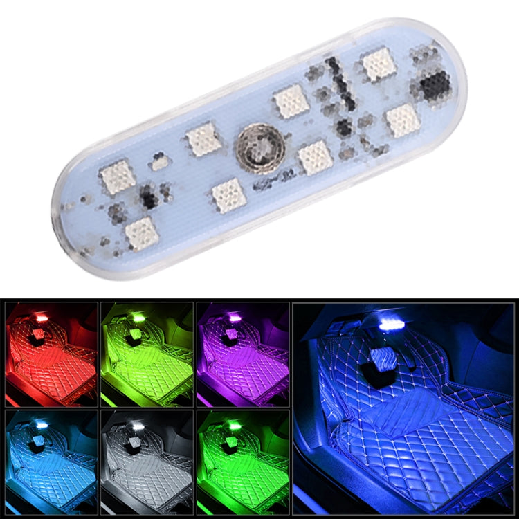 USB-C / Type-C Interruttore tattile colorato Controllo gancio per piede per auto e chiusura ad anello Luce ambientale, Colorful