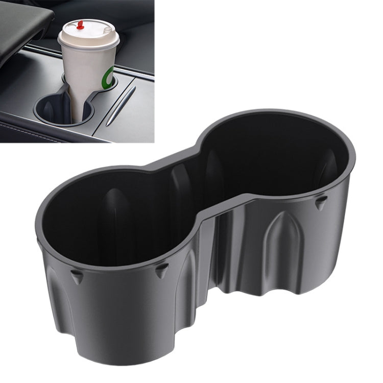 SHUNWEI SD-1054 Portabicchieri per auto per Tesla Modello 3 / Y, SD-1054 (Black), SD-1054 (Grey)