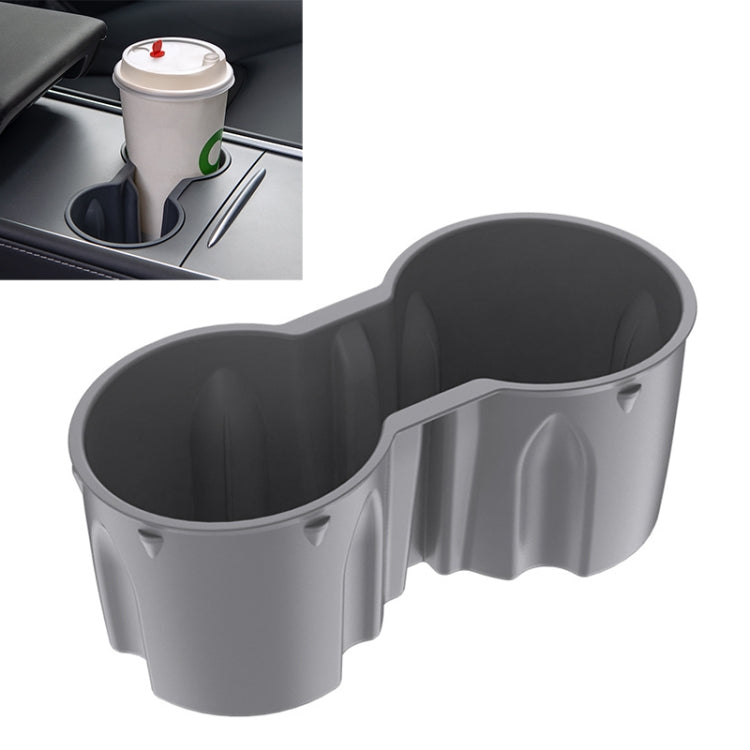 SHUNWEI SD-1054 Portabicchieri per auto per Tesla Modello 3 / Y, SD-1054 (Black), SD-1054 (Grey)