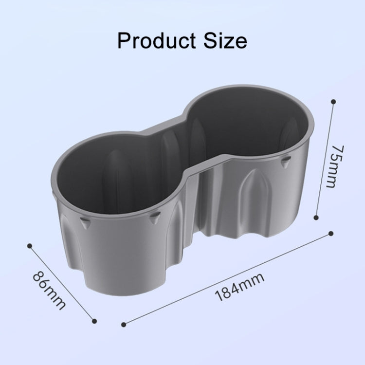 SHUNWEI SD-1054 Portabicchieri per auto per Tesla Modello 3 / Y, SD-1054 (Black), SD-1054 (Grey)