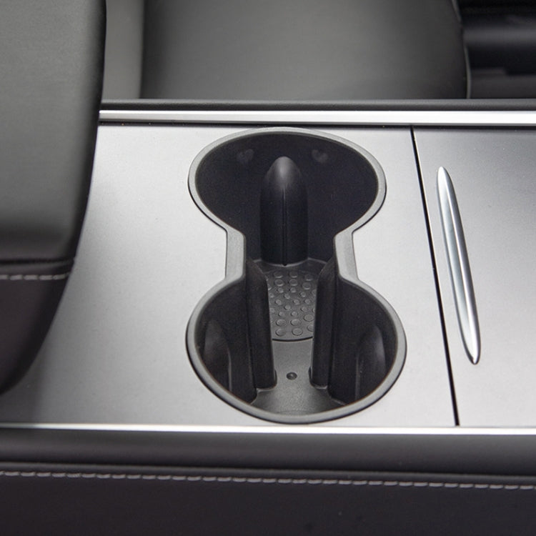 SHUNWEI SD-1054 Portabicchieri per auto per Tesla Modello 3 / Y, SD-1054 (Black), SD-1054 (Grey)