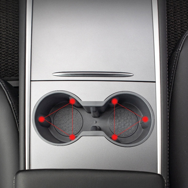 SHUNWEI SD-1054 Portabicchieri per auto per Tesla Modello 3 / Y, SD-1054 (Black), SD-1054 (Grey)
