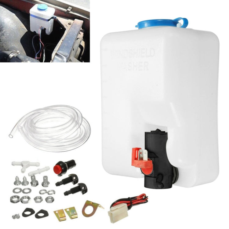 Bottiglia per lavaggio parabrezza universale per auto DC12V 1.5L, 1.5L Washing Bottle